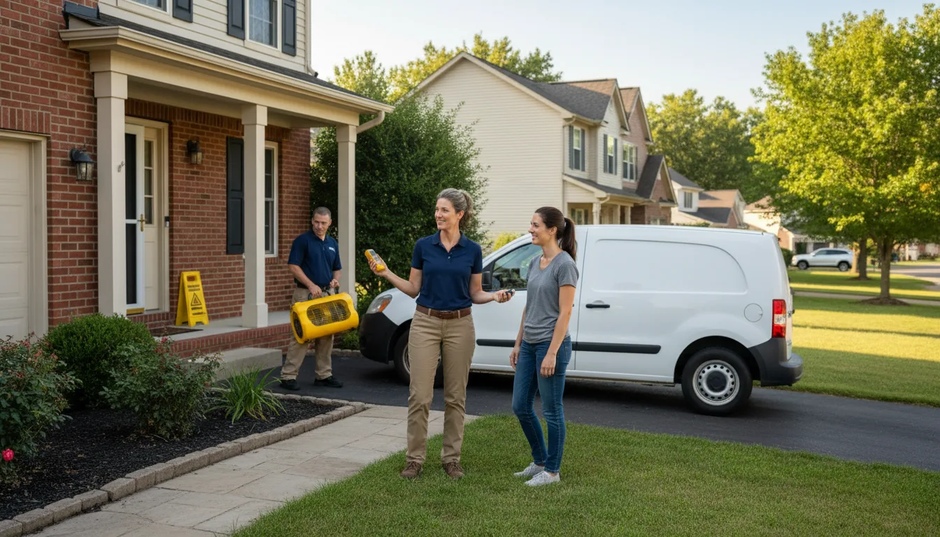 Water restoration image for Home Water Damage Repair in Adams, OK